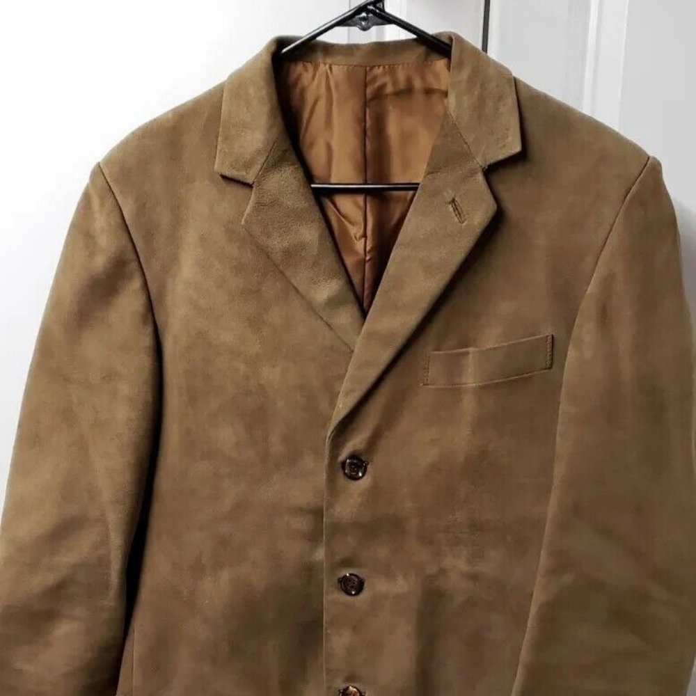 El Corte Ingles Men's Sports Coat Blazer Jacket  Size: 50  Button Up